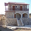 The first of two stone houses built together during 2006-07 in Vamos.