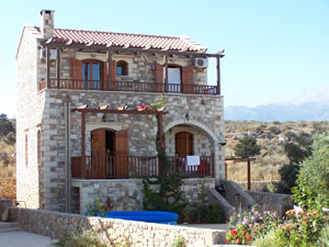 The second of two stone houses built together during 2006