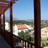 Upper floor terrace with view across Vamos.