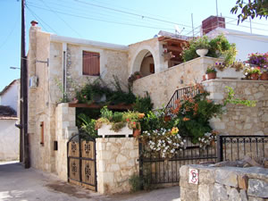 Renovated stone house - originally a single floor dwelling.