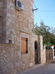 Renovated stone house - originally a single floor dwelling.