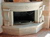 Corner Fireplace